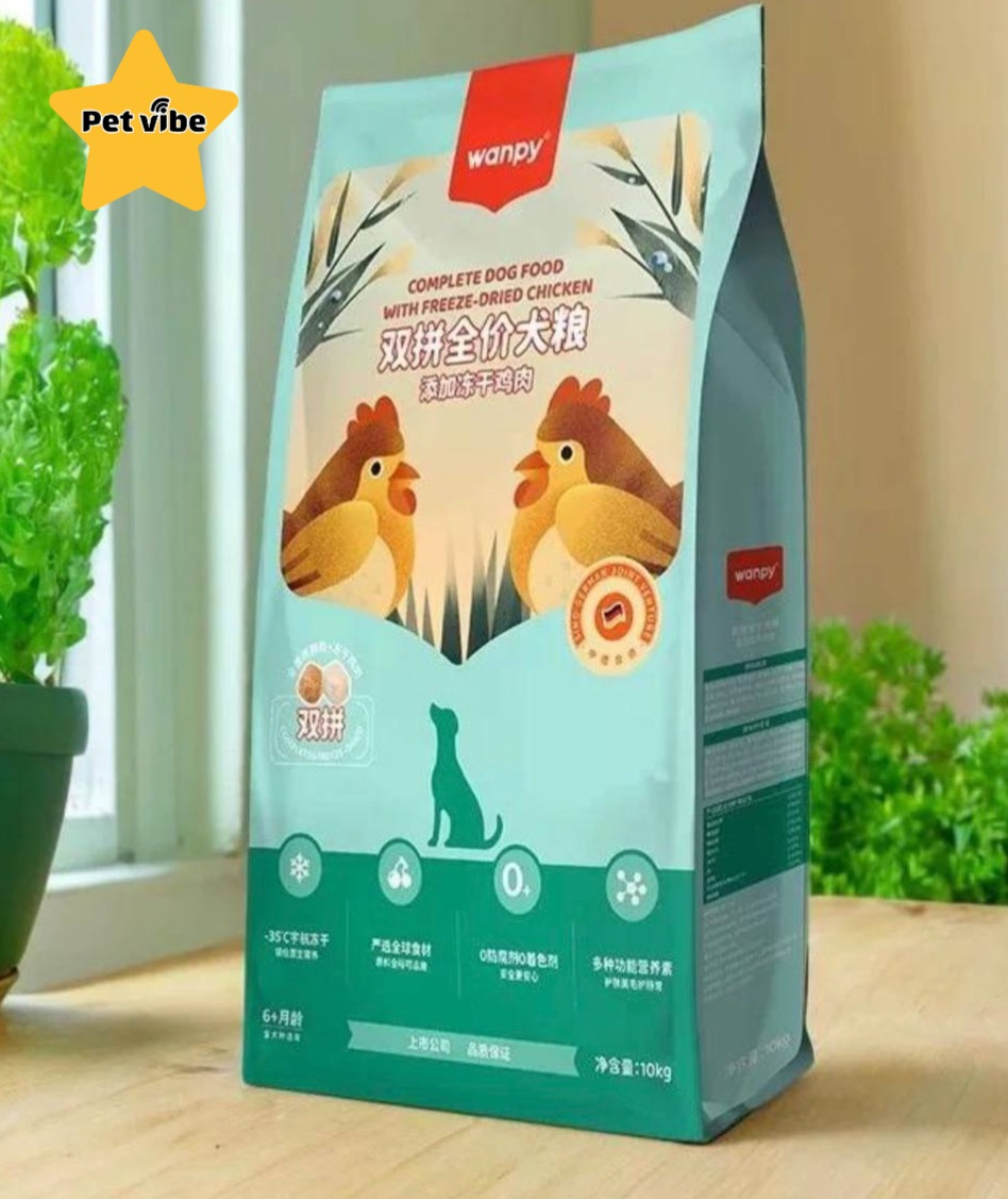 غذا خشک تشویقی دار سگ ونپی طعم مرغ و گوشت
